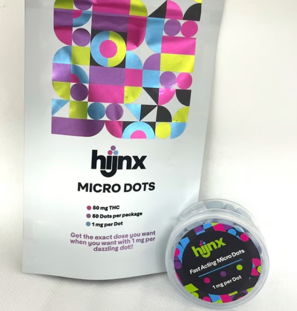Photograph of product: Purple Raz Micro Dots 50mg 50pk