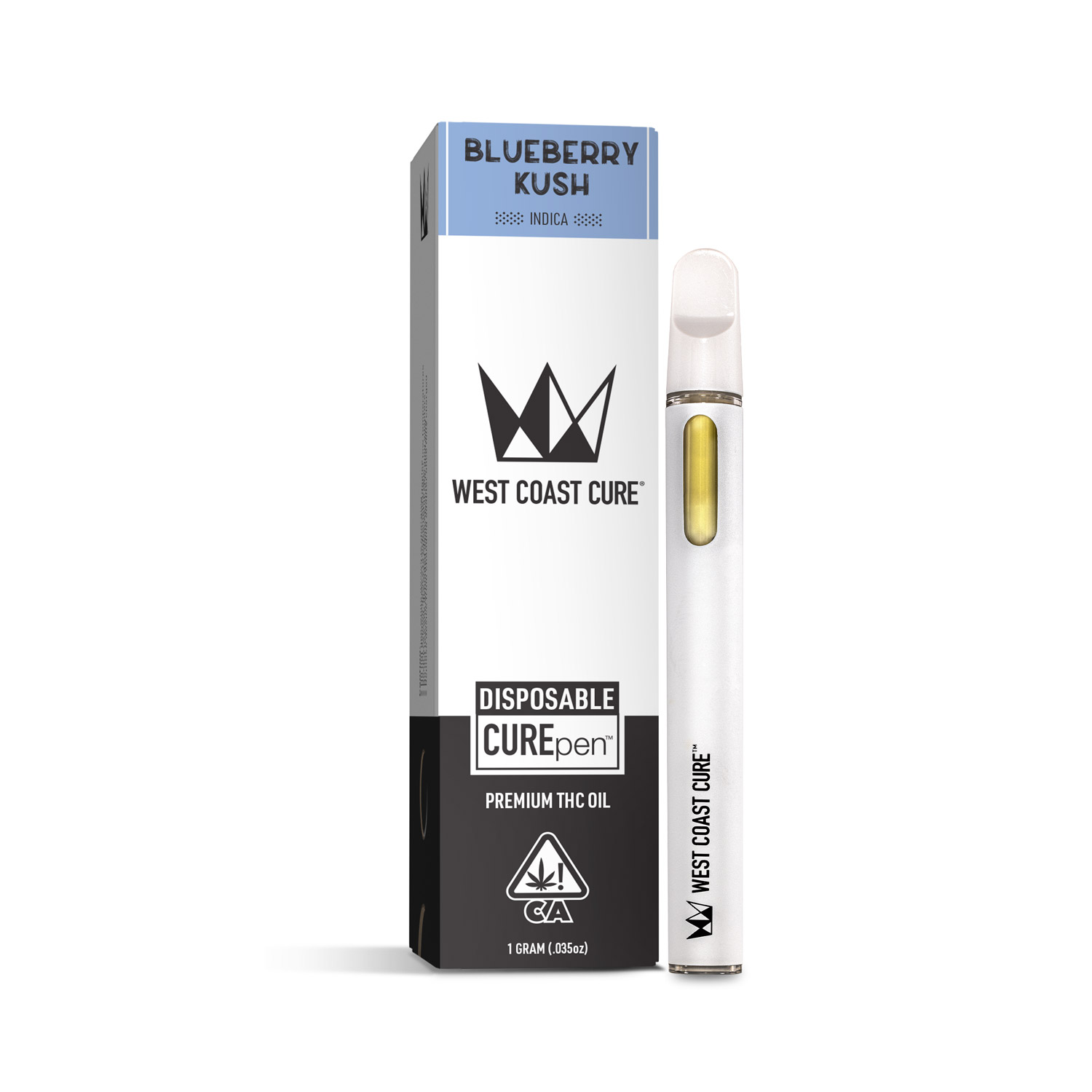 Photograph of product: Blackberry Kush (Oui'd) CUREbar All-In-One Vape