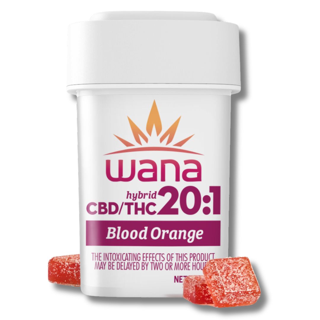 Photograph of product: Blood Orange 20:1 THC/CBD Gummies