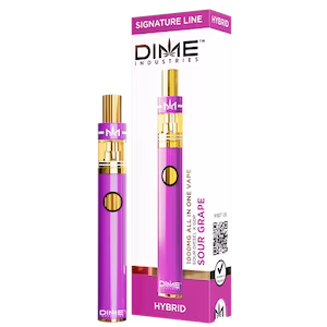 Photograph of product: DIME | Sour Grape | Disposable