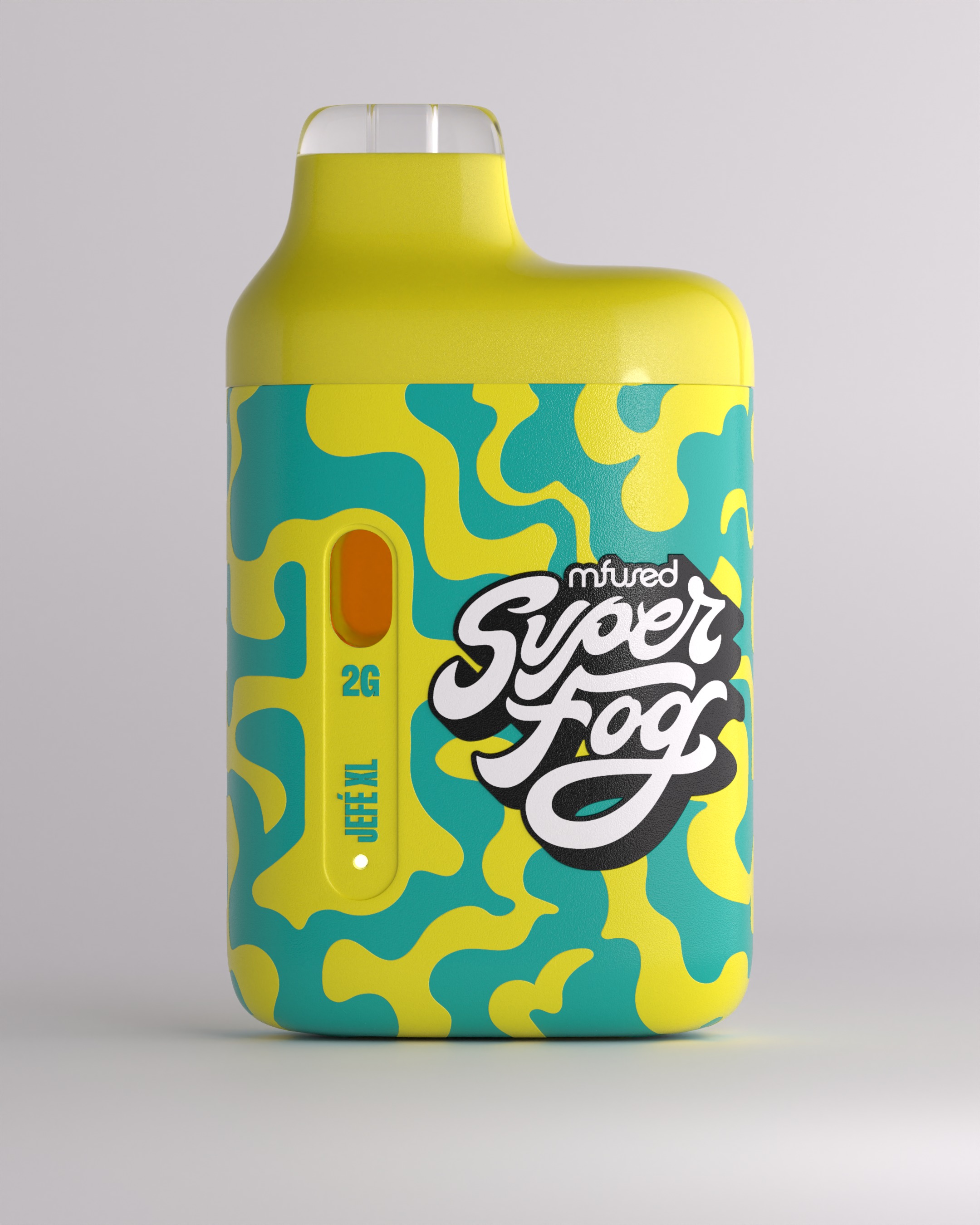 Photograph of product: Mfused Super Fog Twisted Lemon Loopz Liquid Diamonds Disposable