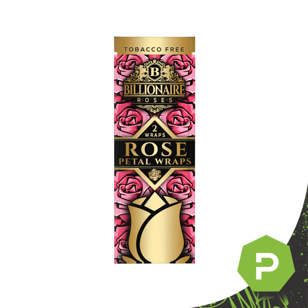 Photograph of product: Billionaire | 2pck Hemp Wrap | Rose Petal