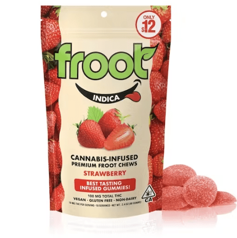 Photograph of product: Strawberry Gummies - 100mg - 