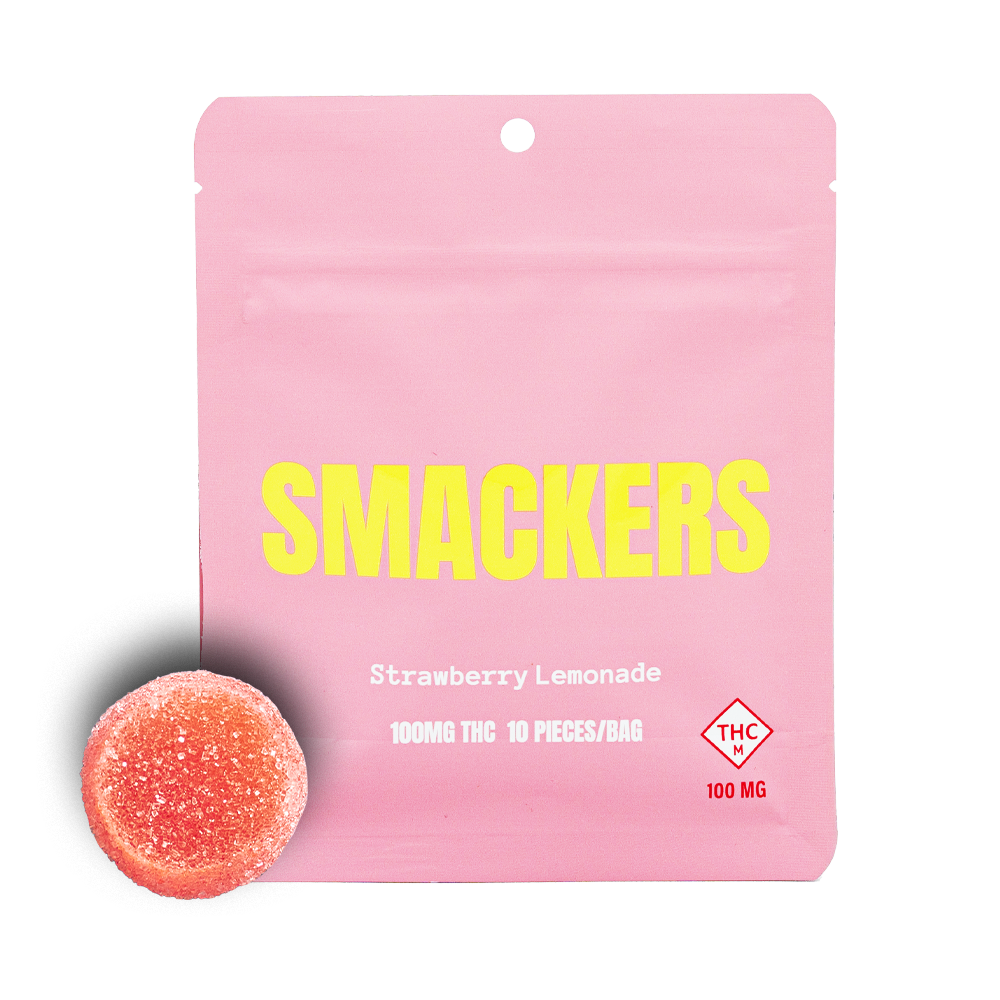 Photograph of product: 100mg Gummies | Strawberry Lemonade (Oui'd)