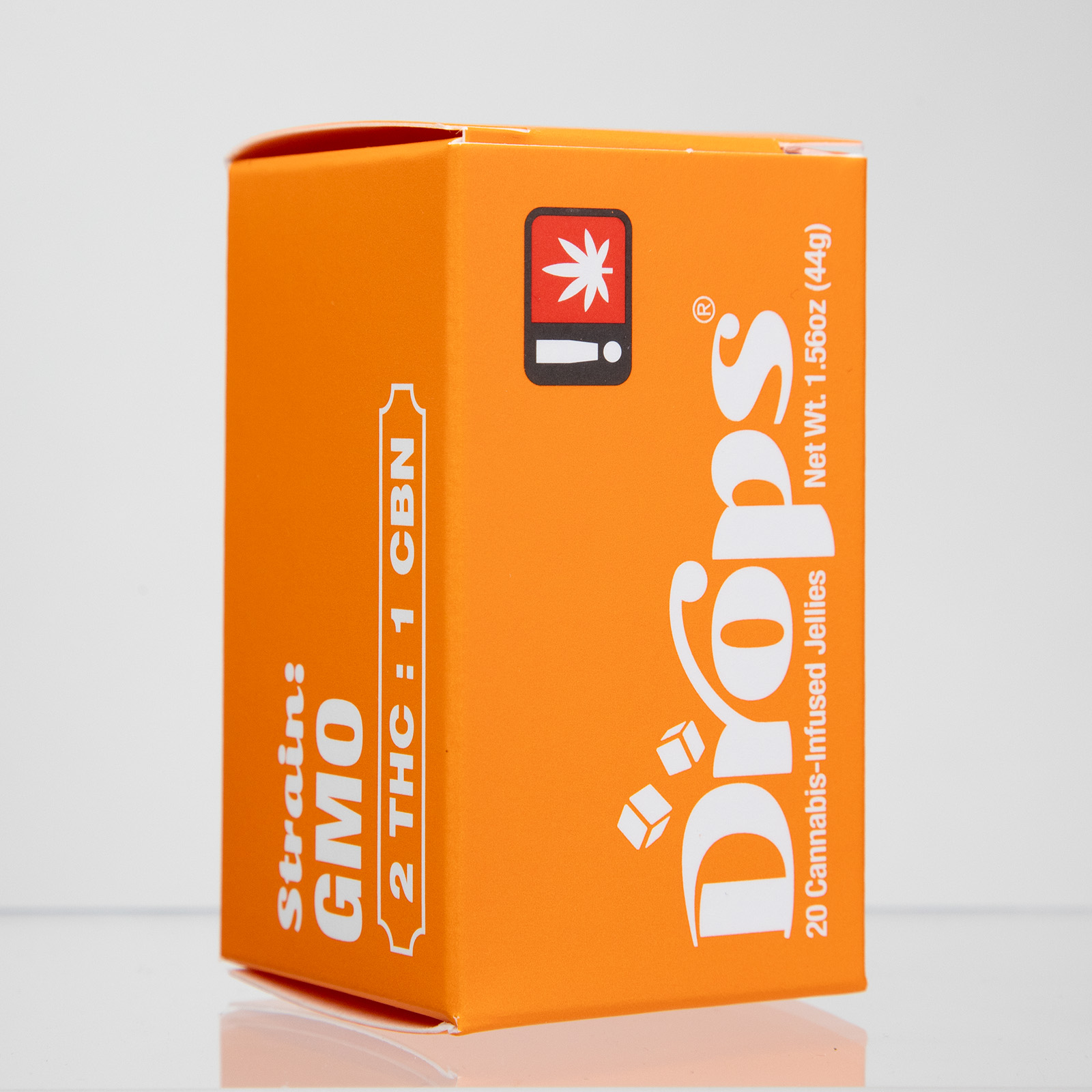 Photograph of product: Drops - Mango Gummy Single 1:2 CBN 100MG