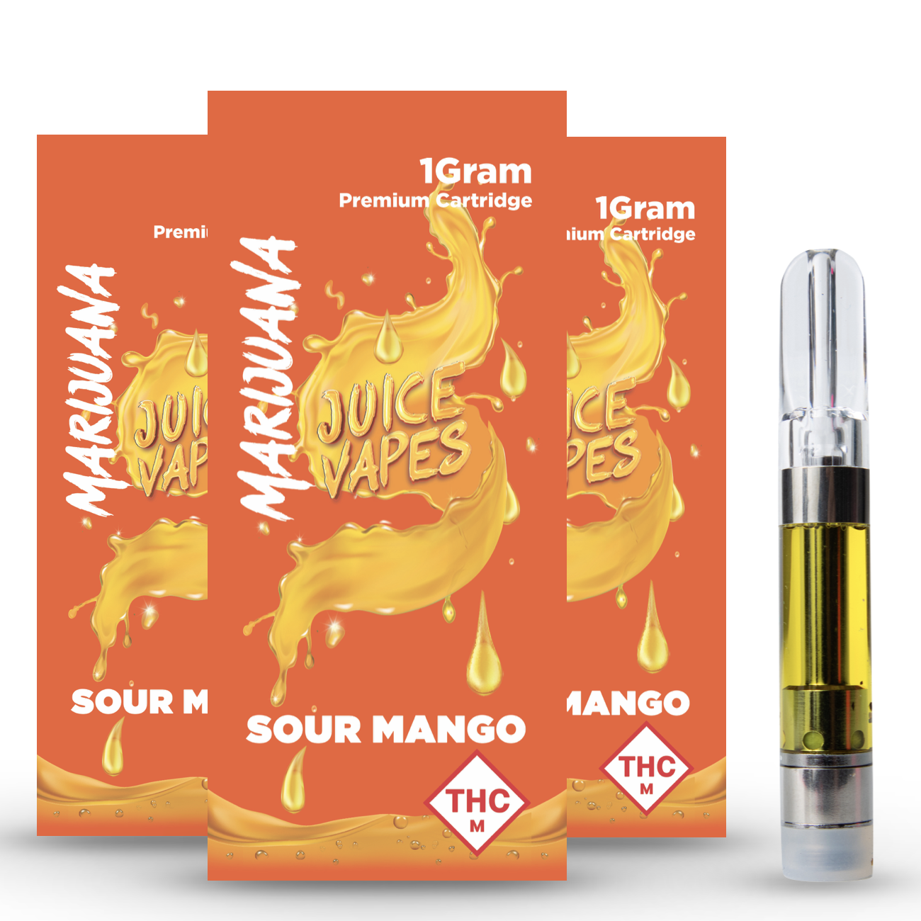 Photograph of product: Juice Vape - Cartridge Sour Mango - 1g