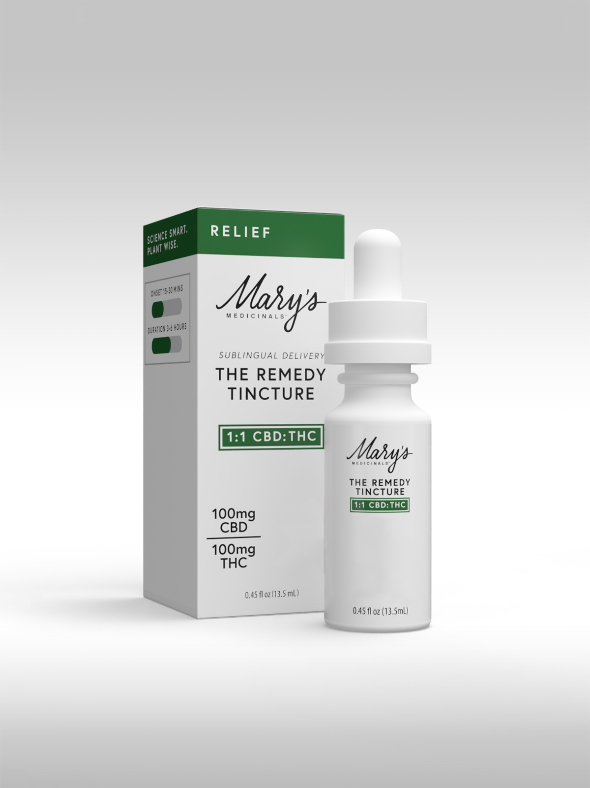 Photograph of product: [MARY'S MEDICINALS] CBD:TH-oui TINCTURE - 300MG:300MG - RELIEF