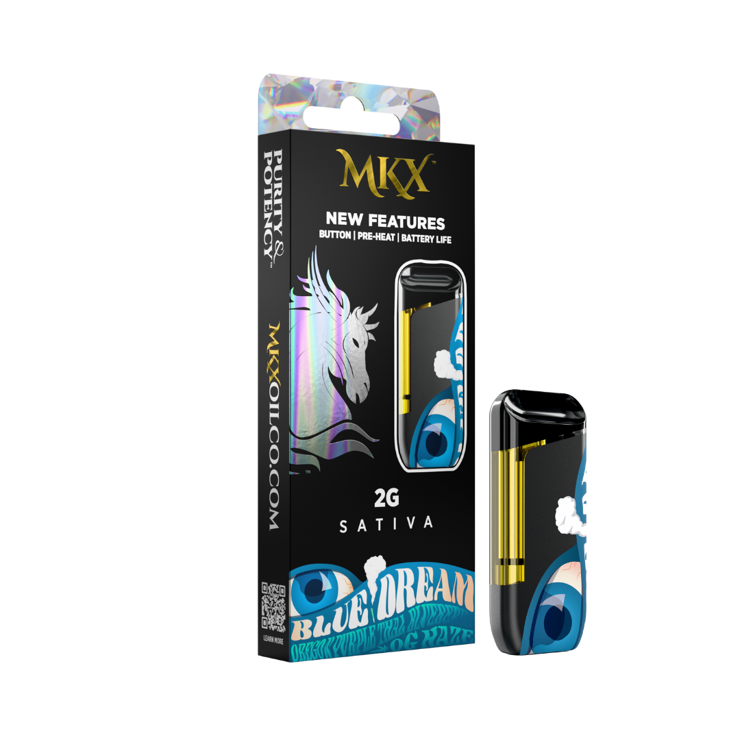 Photograph of product: MKX Disposable - Blue Dream 2g Disposable - Sativa
