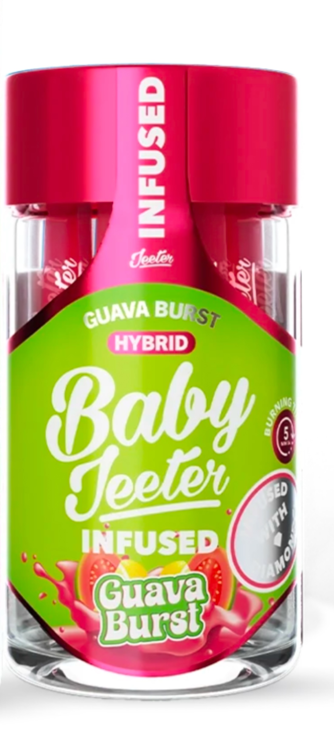 Photograph of product: Baby Jeeter: Guava Burst 5x0.5g (H)