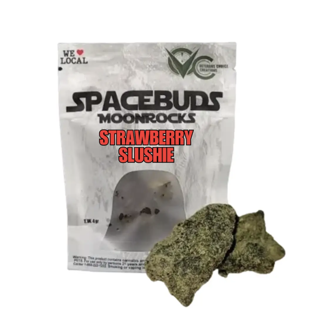Photograph of product: Veteran's Choice Creations I Moonrocks I Strawberry Slushie Moonrocks - 4g