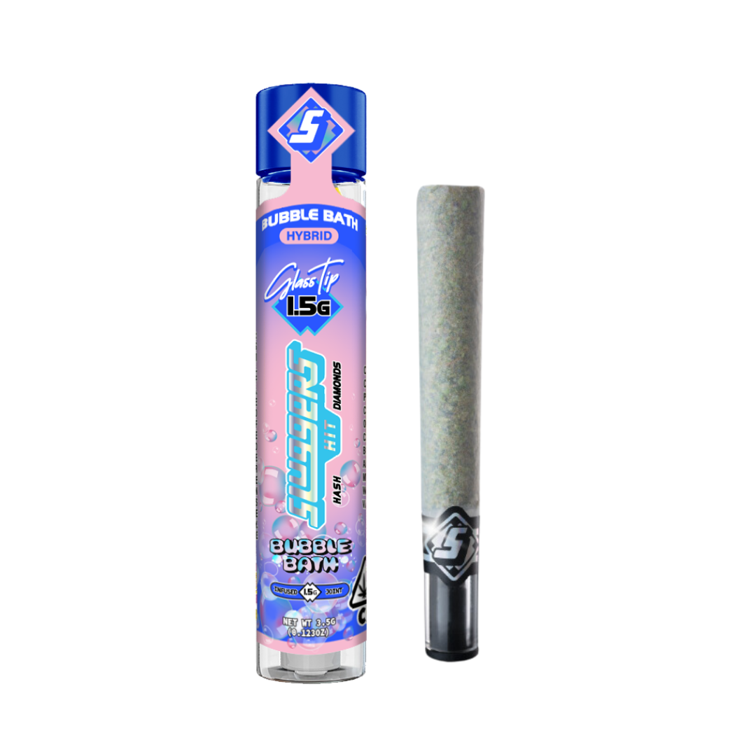 Photograph of product: Sluggers - Infused Preroll - Bubble Bath (I) (1.5g)
