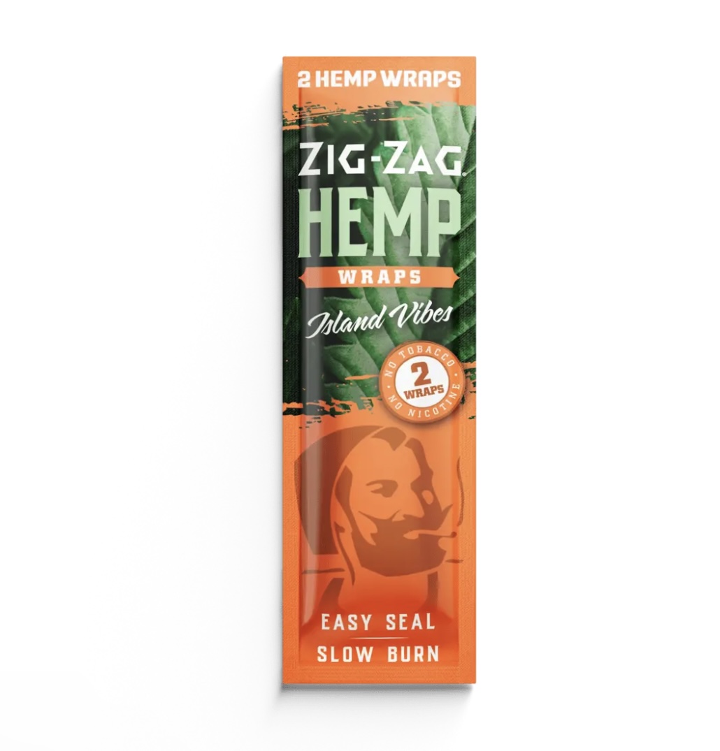 Photograph of product: Zig Zag: Island Vibes Hemp Wrap 2-Pack