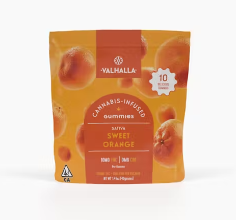 Photograph of product: Valhalla | Sweet Orange | 10mg Lozenges (10pk)