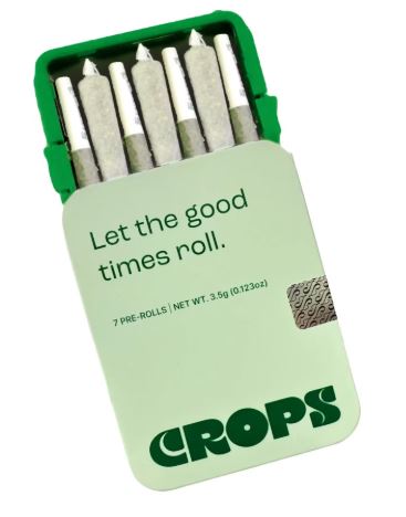 Photograph of product: Crops Zummiez /7pk Pre Rolls