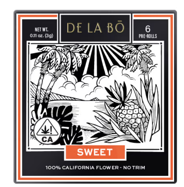 Photograph of product: De La Bo | Purple Cream | 6pk