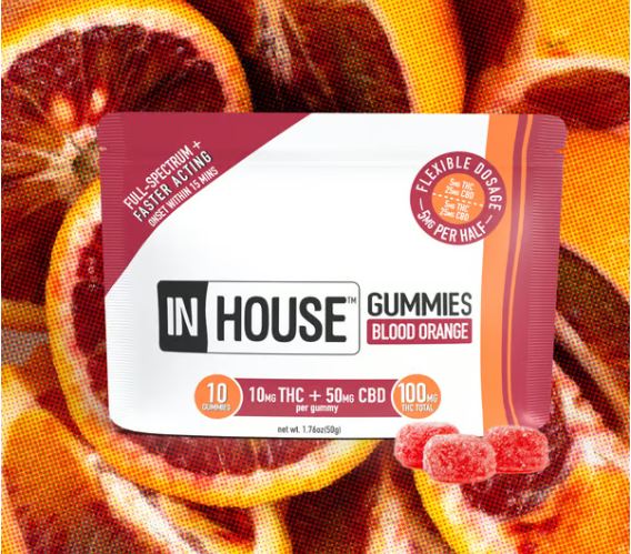 Photograph of product: Blood Orange 5:1 CBD:TH-oui | 10 Pack | 100 mg