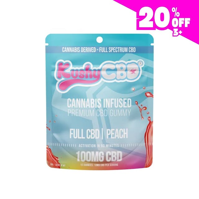 Photograph of product: Full CBD | Peach Originals Gummy - 