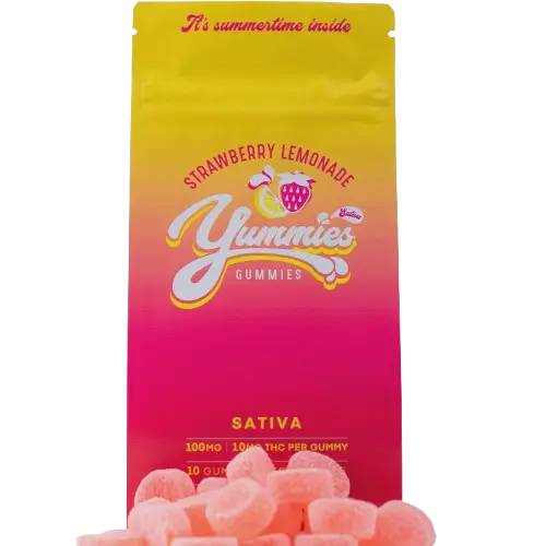 Photograph of product: Strawberry Lemonade Oui'd Gummies 100mg