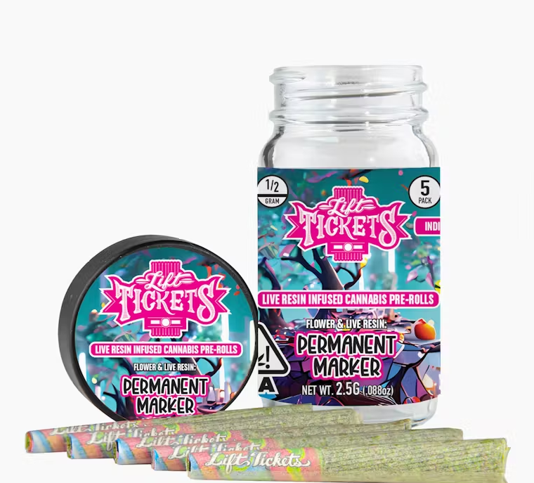Photograph of Product: 5PK PR PERMANENT MARKER