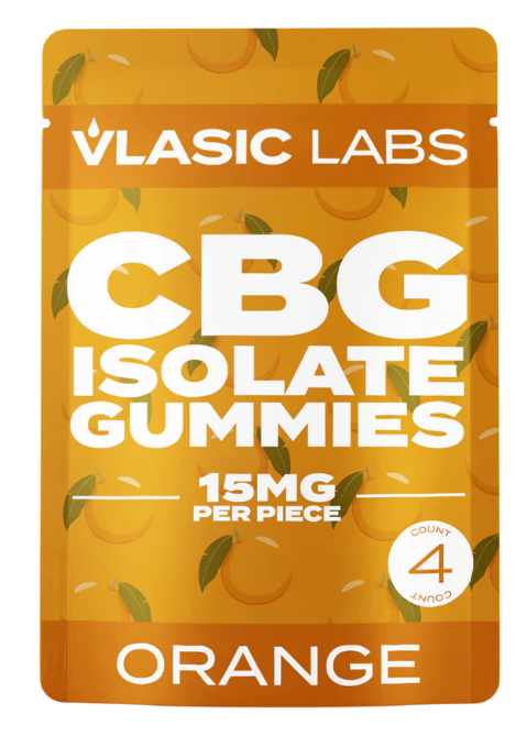 Photograph of product: CBG Isolate Gummies - Orange | Vlasic Labs - 450mg