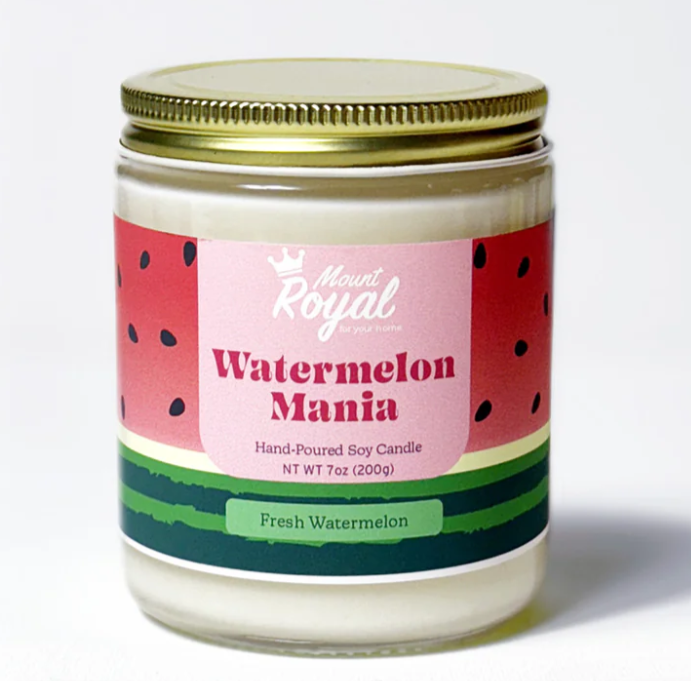 Photograph of product: Mount Royal - Watermelon Mania Candle