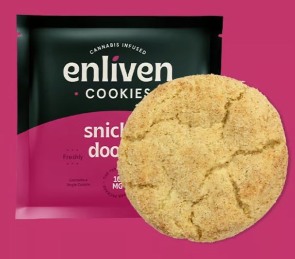 Photograph of product: ENLIVEN SNICKERDOODLE 1PK COOKIE 25MG