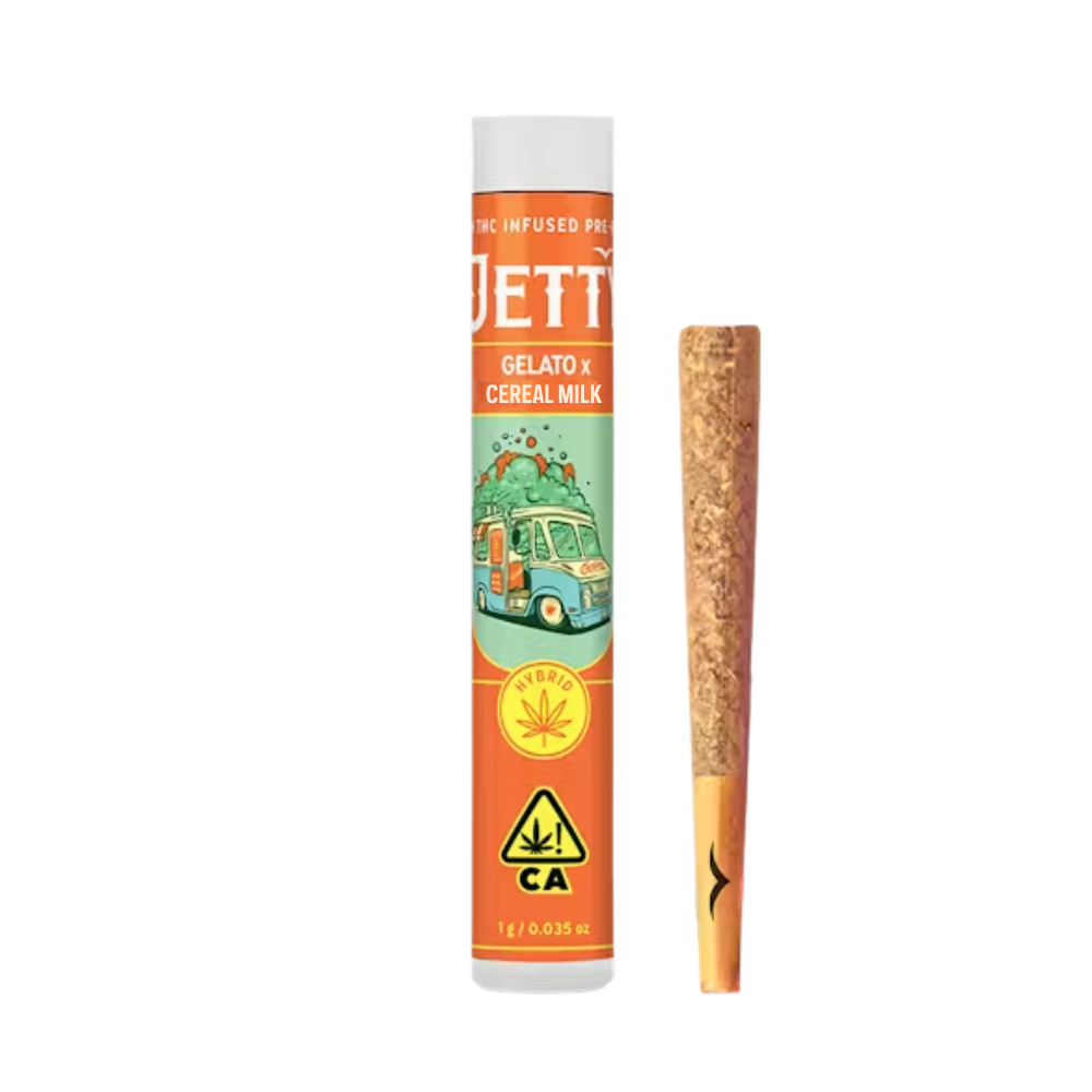Photograph of product: GELATO X CEREAL MILK PREROLL 1G - JETTY EXTRACTS
