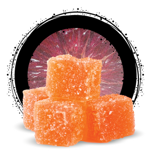 Photograph of product: Ozone | Blood Orange (H) Soft Chews | 10 Pack (100mg)