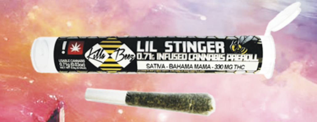 Photograph of product: Killa Beez | Purple Payton (H) - 0.71g Infused Pre-Roll