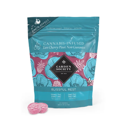 Photograph of product: Blissful Rest Tart Cherry Pinot Noir  100mg