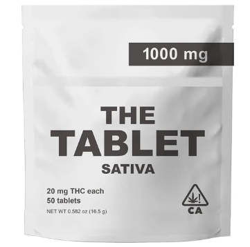 Photograph of Product: The Tablet 20mg Sativa 1000 Mg