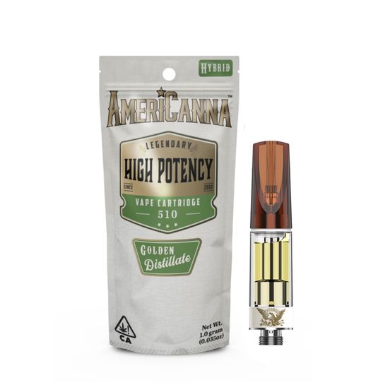 Photograph of product: AmeriCanna Cartridge Blue Nrdz 1g - 