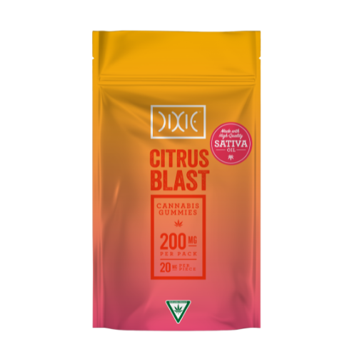 Photograph of product: Dixie | Citrus Blast Gummies | 10x20mg | 200mg