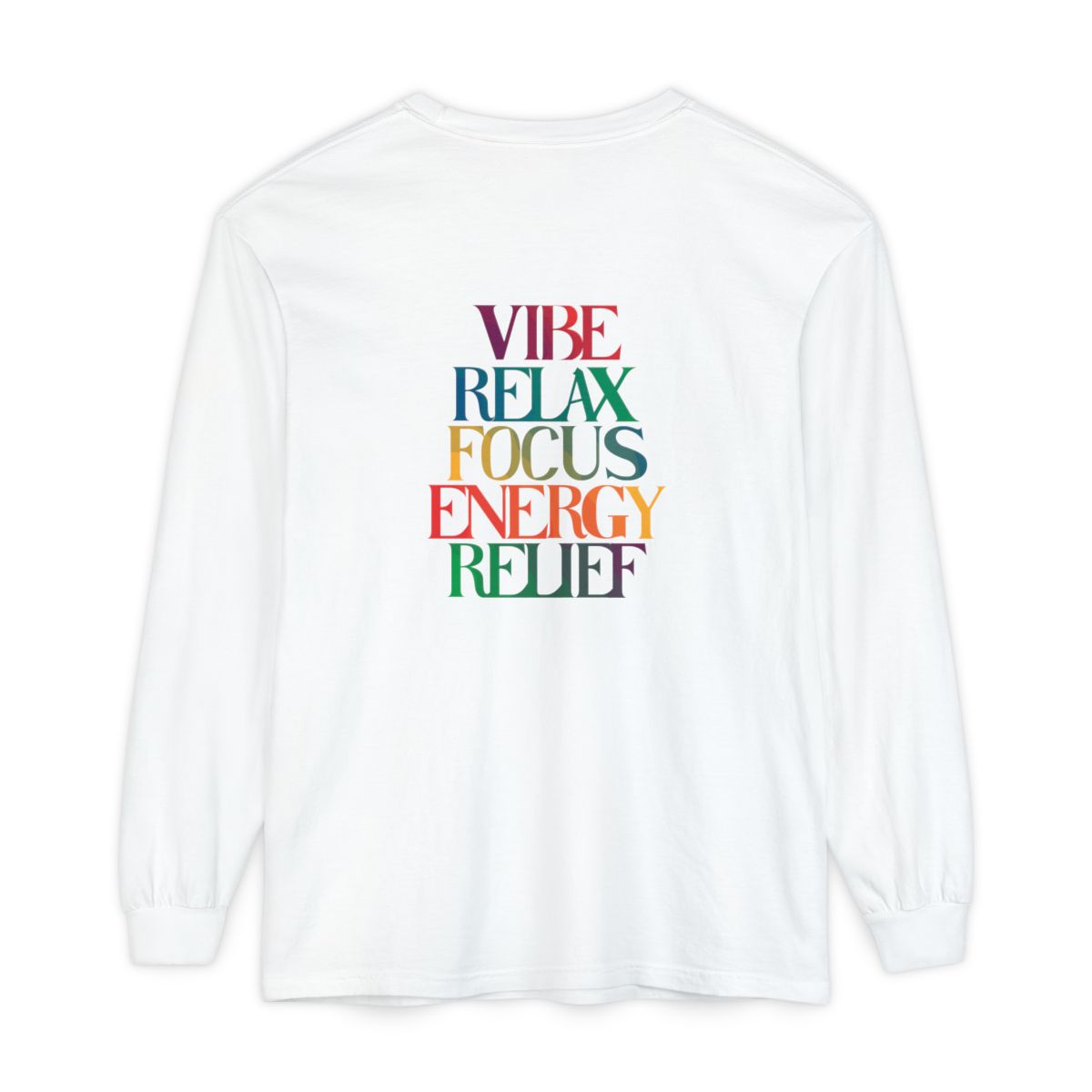 Photograph of product: "Vibes" Long Sleeve Shirt - XL