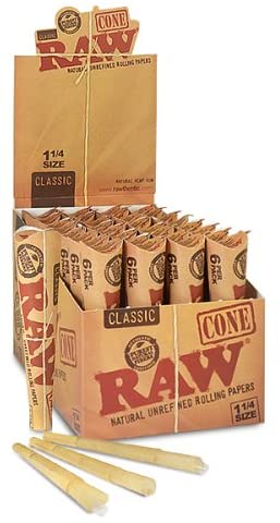 Photograph of product: RAW | Classic Cones 1 1/4" (6pk)