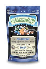 Photograph of product: Gummies | Nightcap (I) | 100mg | The Green Lady