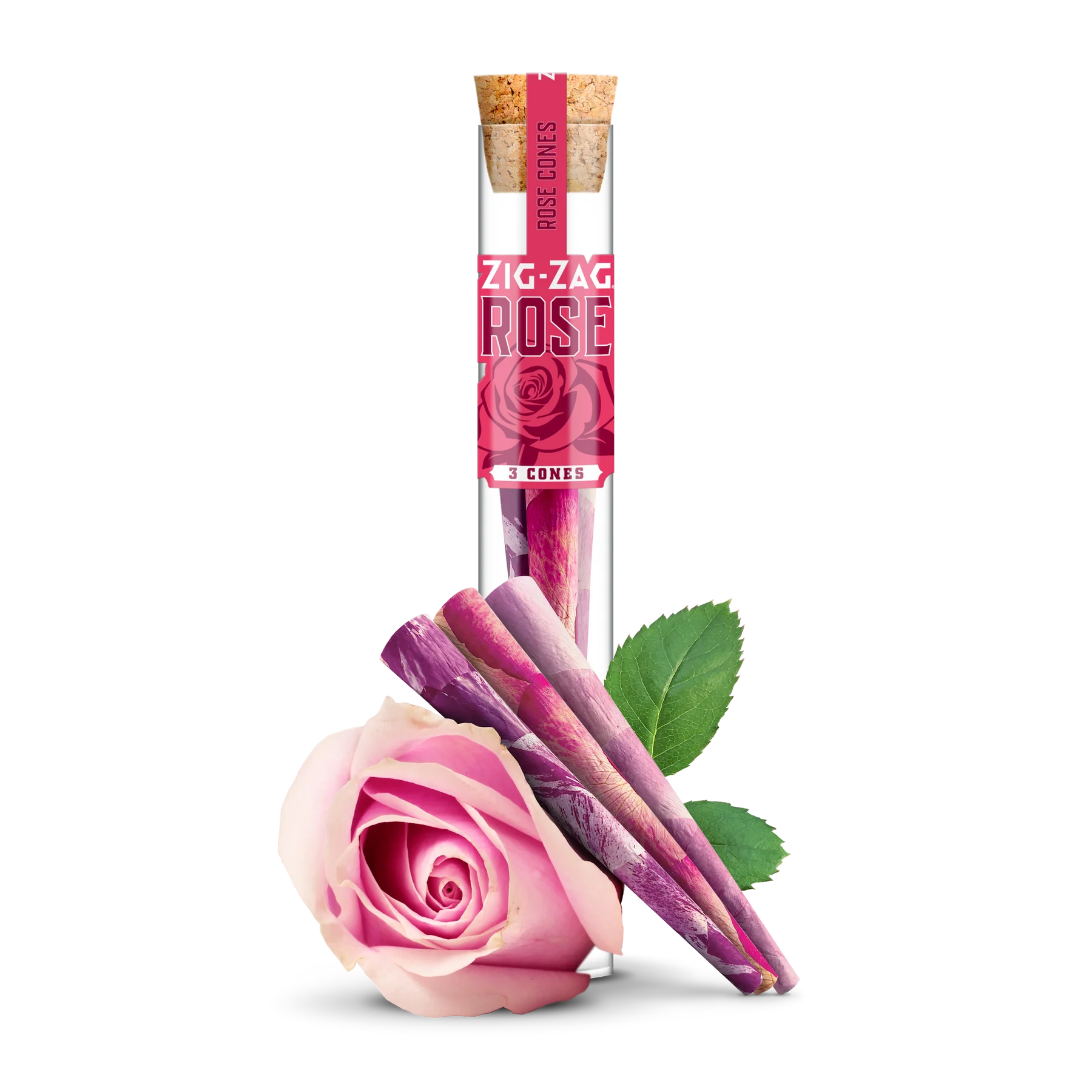 Photograph of product: Zig-Zag Rose Cones, 3-Pack