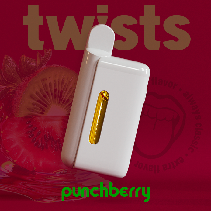 Photograph of product: Oil Twist Tanker - Punchberry - Disposable - 4000mg