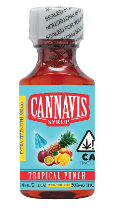 Photograph of product: Cannavis | Tropical Punch| Extra Strength Syrup