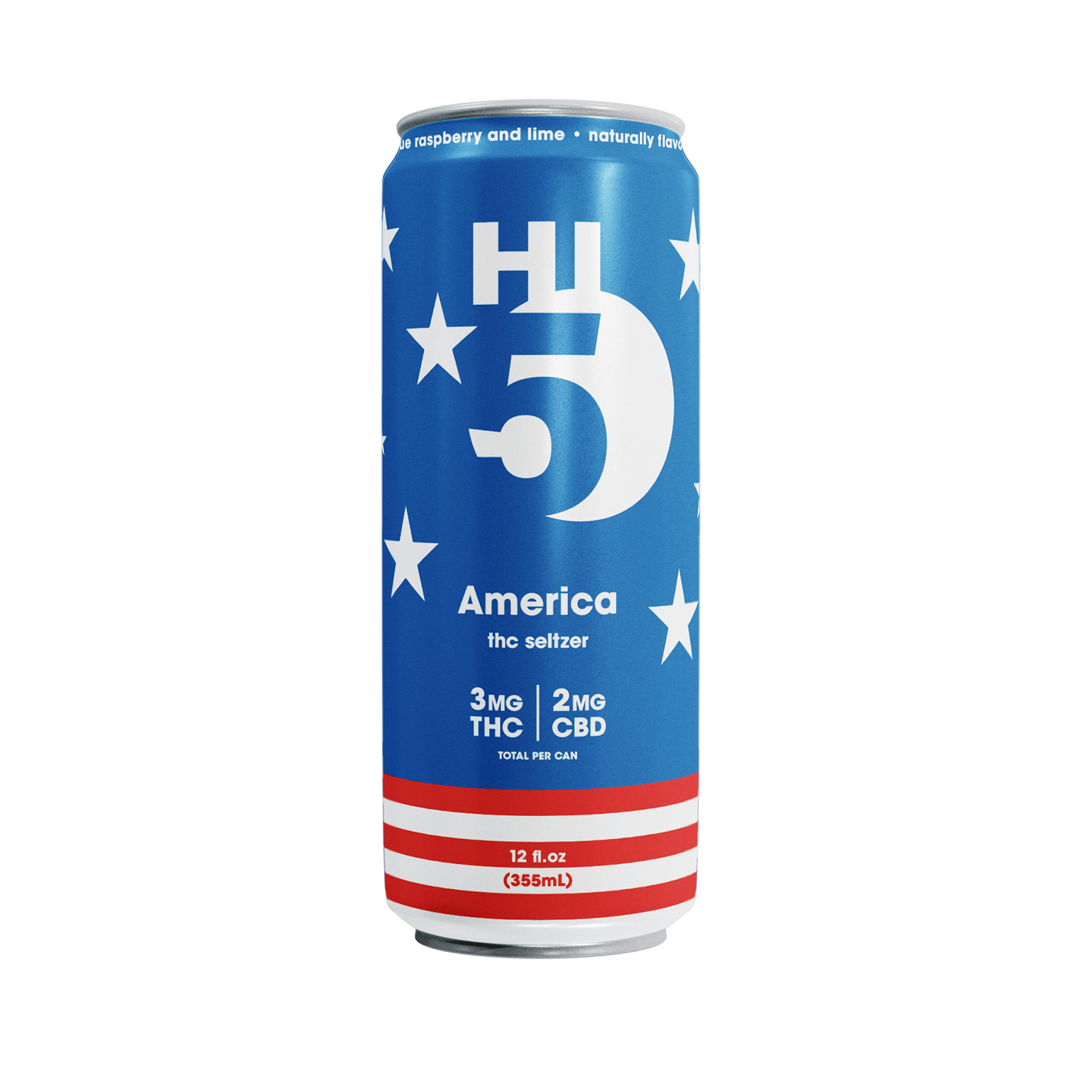 Photograph of product: *Outlet* Hi5 Seltzer - America 3:2 (4 Pack)