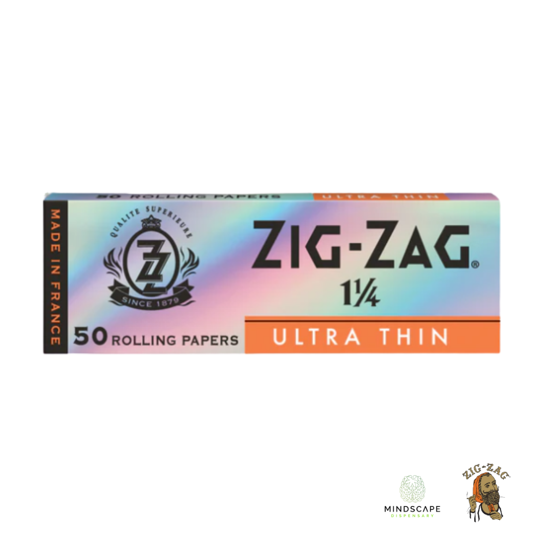 Photograph of product: ZIG ZAG 1 1/4 Ultra Thin Rolling Papers