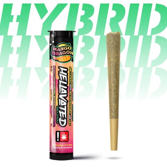 Photograph of product: Hellavated Infused: Mango Dragon - 