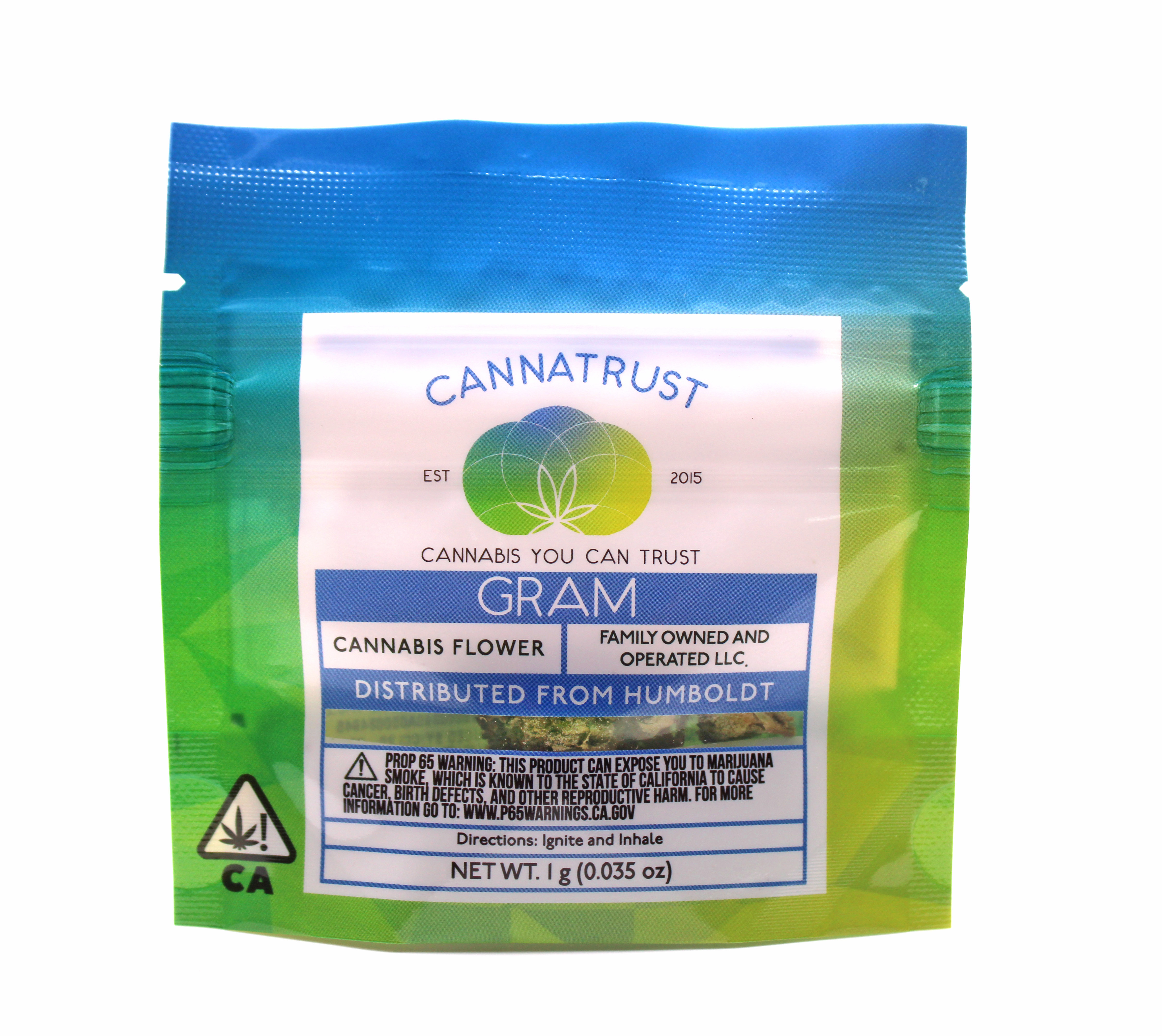 Photograph of product: CannaTrust - Amnesia Haze 1g