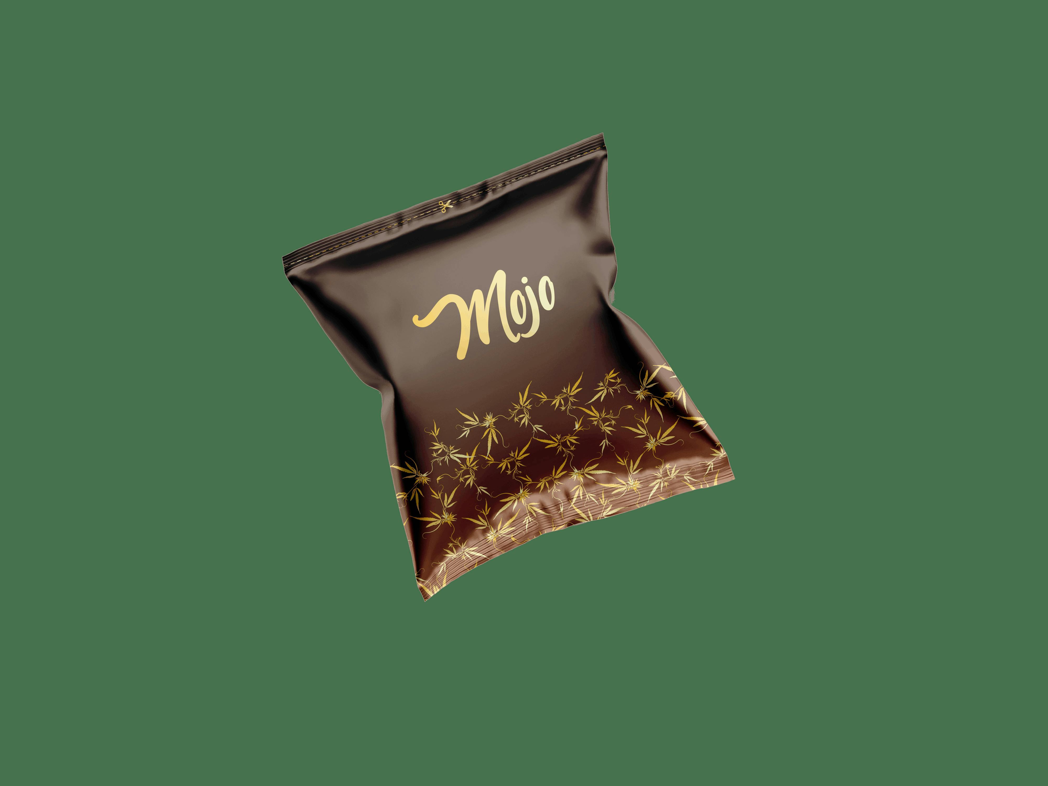 Photograph of product: Mojo | 10mg TH-oui Chocolate | Single Peppermint Pattie