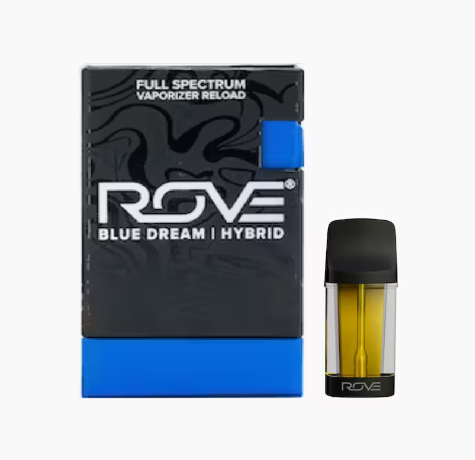 Photograph of product: VAPE RELOAD - BLUE DREAM LIVE RESIN DIAMONDS 1G - ROVE