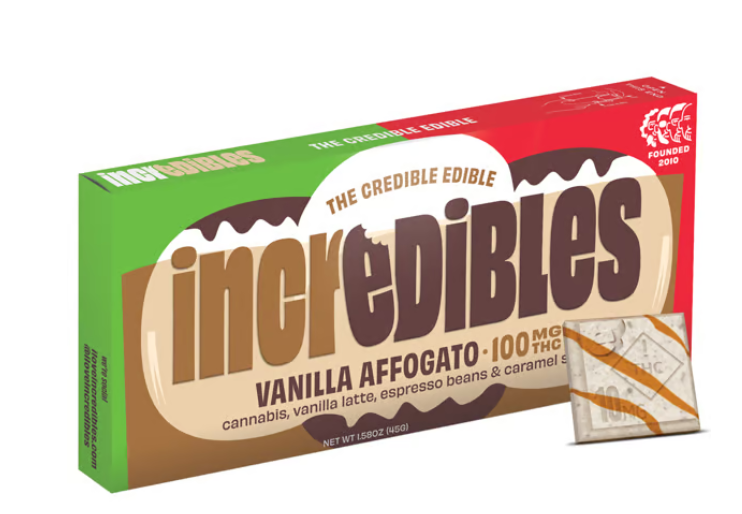 Photograph of product: Incredibles Affagato 100mg Chocolate Bar