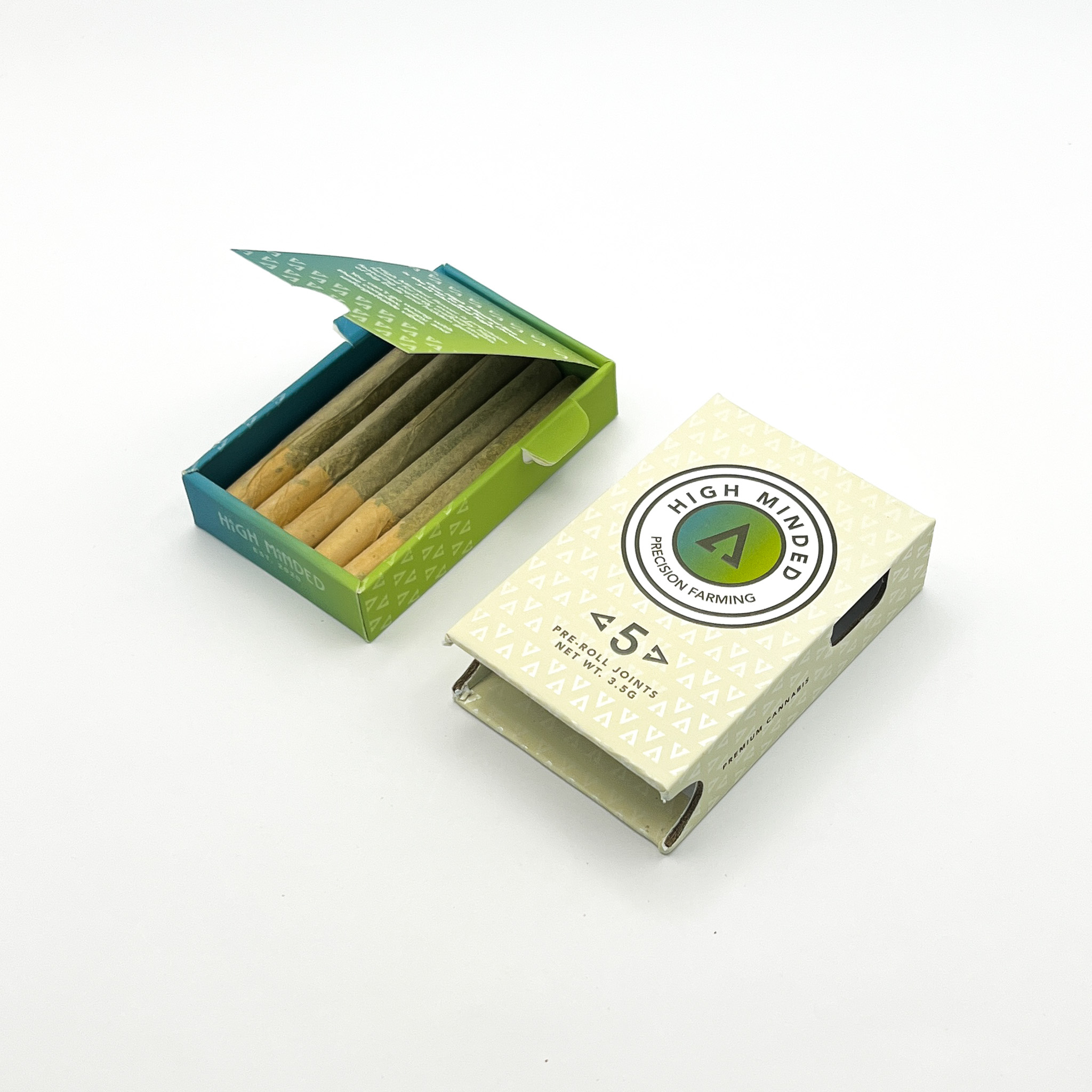 Photograph of product: High Minded - Pre-roll 0.7g - 5pk - Cake Crasher