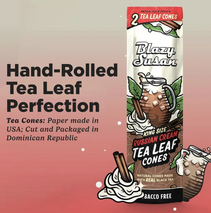 Photograph of product: Blazy Susan - Russian Cream Tea Leaf Wraps (2 Pack)