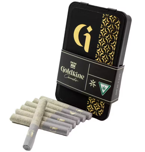 Photograph of product: GOLDKINE | Preroll Pack | Glitter Bomb | 5 x