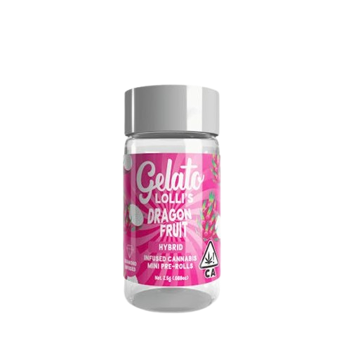 Photograph of product: Gelato | Dragon Fruit Lolli's Infused Pre-Roll 1.2g